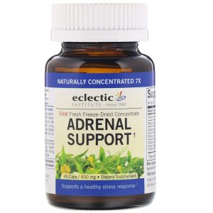 Eclectic Institute, Suporte Adrenal, 400 mg, 45 Cápsulas