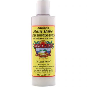 Maui Babe, Pós-loção acastanhadora, Intensificador e cicatrizante do bronzeado, 236 ml