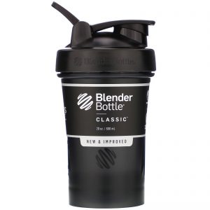 Blender Bottle, Classic With Loop, Black, 20 oz