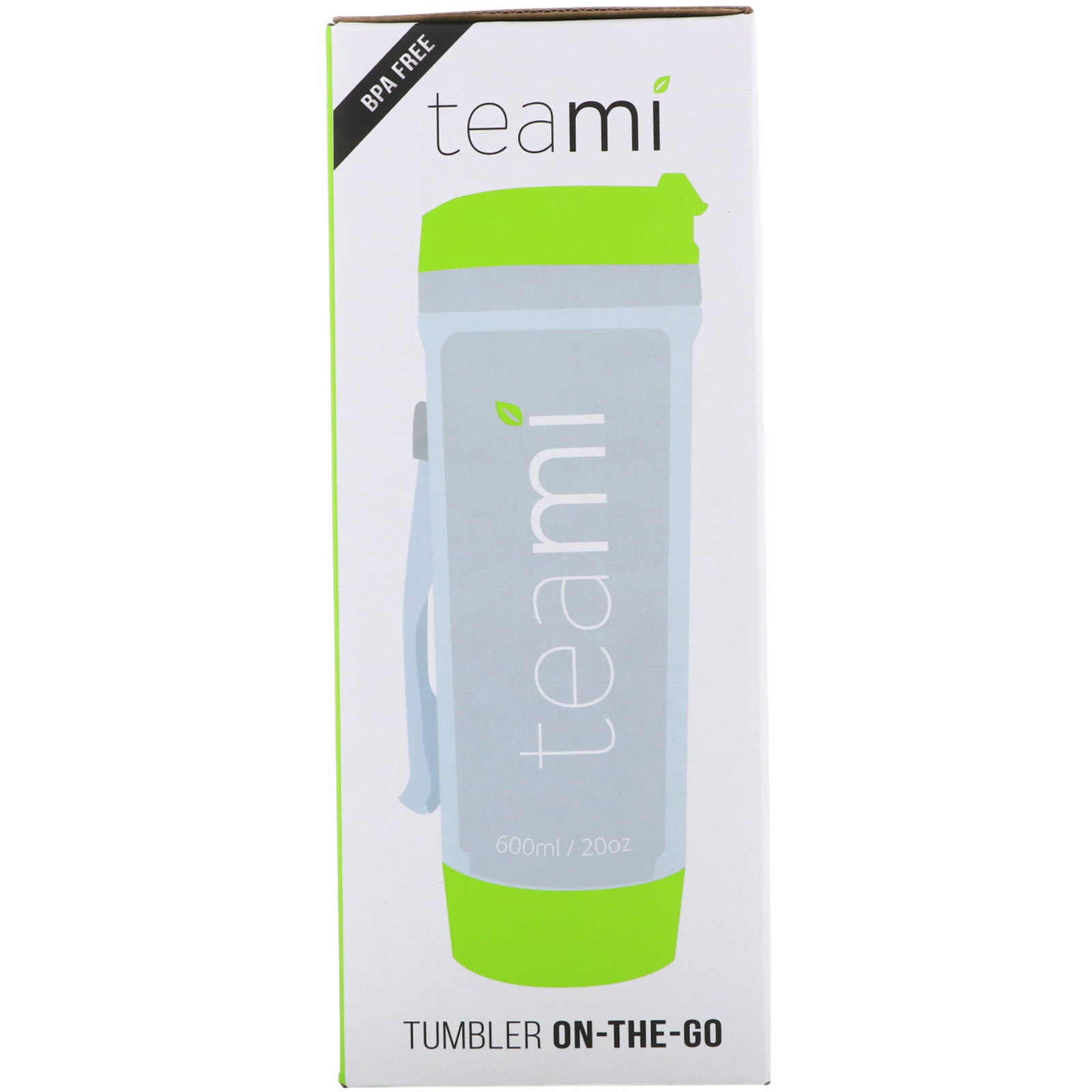 Teami, Tumbler On-the-Go, Green, 20 oz - Imagem 3