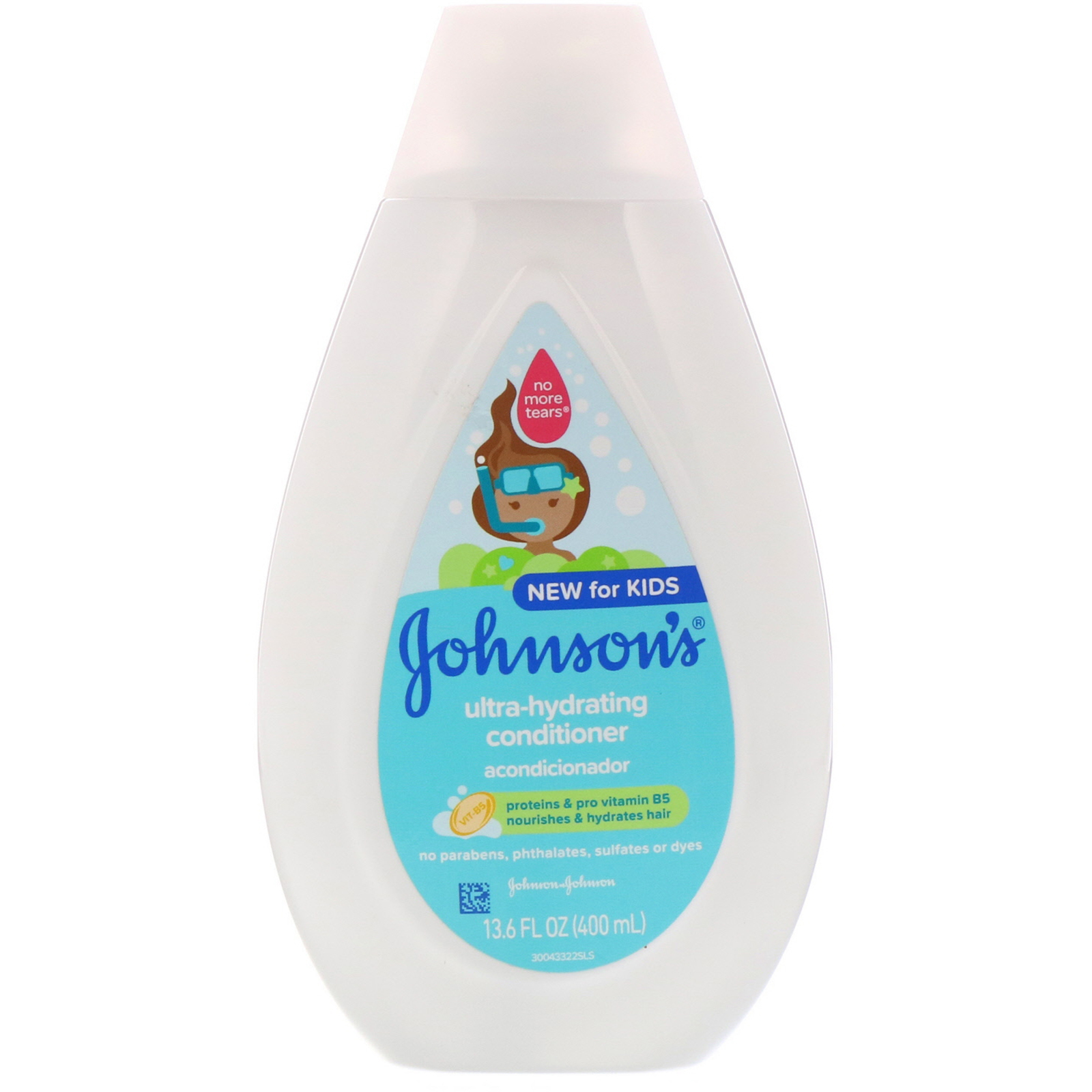 Johnson & Johnson, Kids, Condicionador Ultra Hidratante, 13,6 fl oz (400 ml)