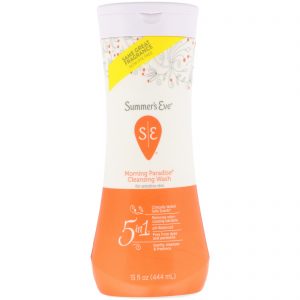 Summer's Eve, Sabonete íntimo 5 em 1, Morning Paradise, 444 ml