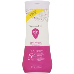 Summer's Eve, Limpeza íntima 5 em 1, Simply Sensitive, 15 fl oz (444 ml)