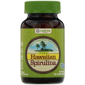 Nutrex Hawaii, Pure Hawaiian Spirulina, 500 mg, 200 Comprimidos