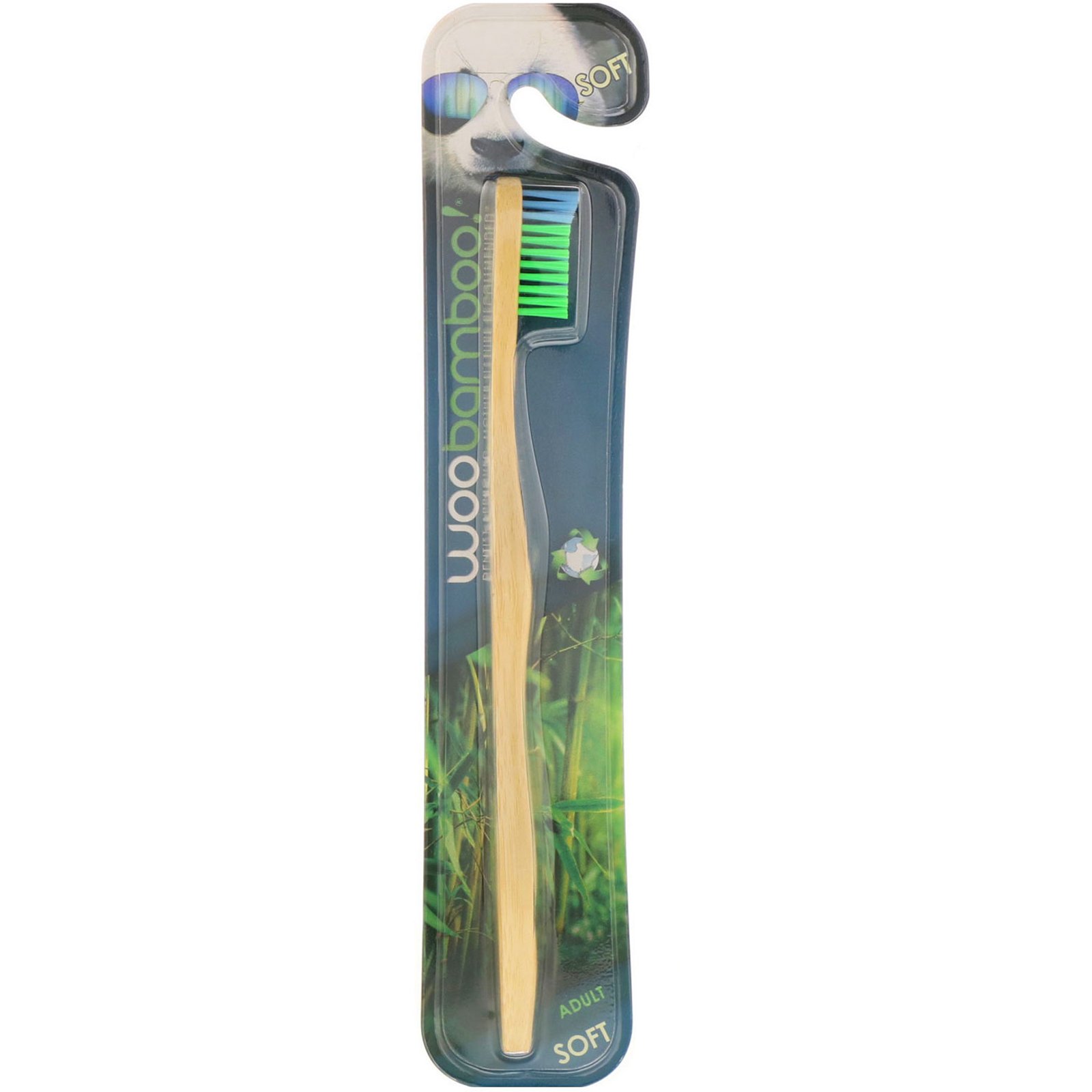 Woobamboo, Escova de Dentes Macia para Adultos, 1 Escova de Dentes