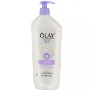 Olay, Quench, Loção para o Corpo, Efeito Cintilante, 600 ml (20,2 fl oz)