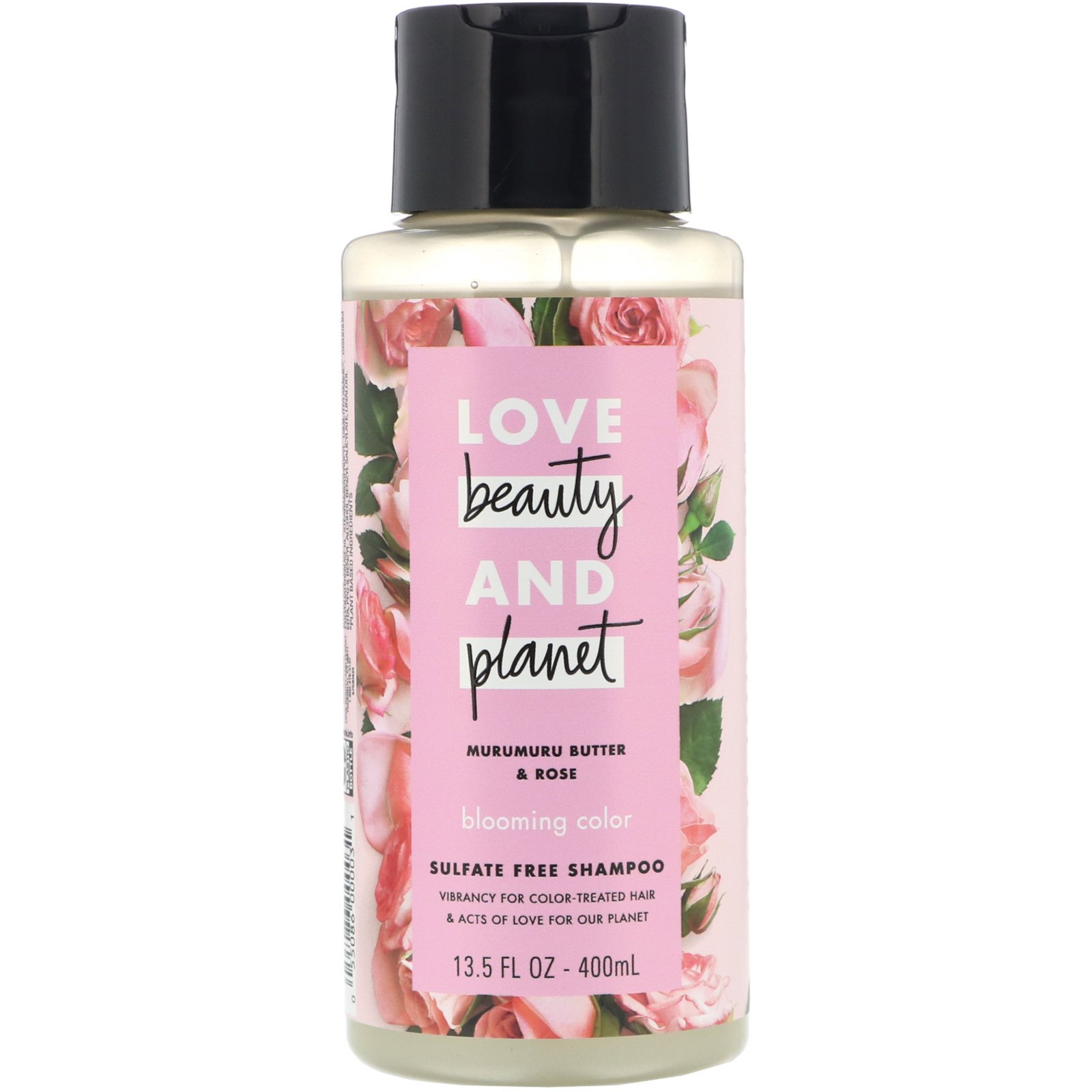 Love Beauty and Planet, Shampoo Blooming Color, Murumuru Butter & Rose, 400 ml