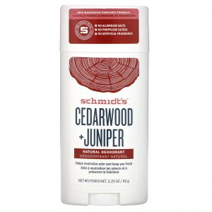 Schmidt's Naturals, Natural Deodorant, Cedarwood + Juniper, 3.25 oz (92 g)
