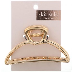 Kitsch, Piranha de Cabelo Vazada, Dourada, 1 Unidade