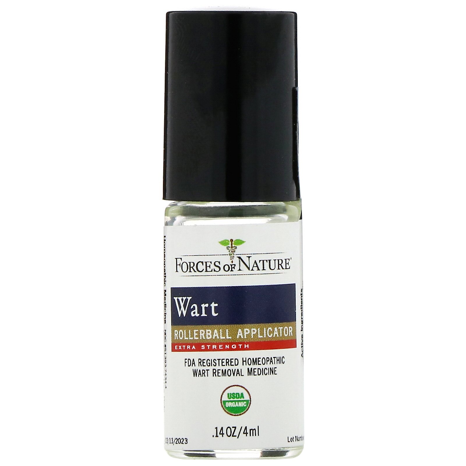 Forces of Nature, Controle para Verrugas, Força Extra, Roll-on, 0,14 oz (4 ml) - Imagem 3