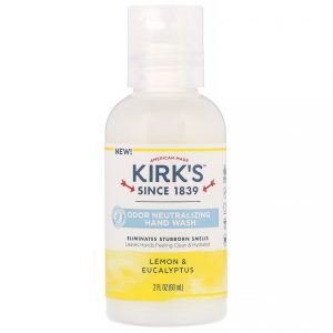 Kirk's, Sabonete Líquido Neutralizador de Odor, Limão e Eucalipto, 60 ml (2 fl oz) (Discontinued Item)