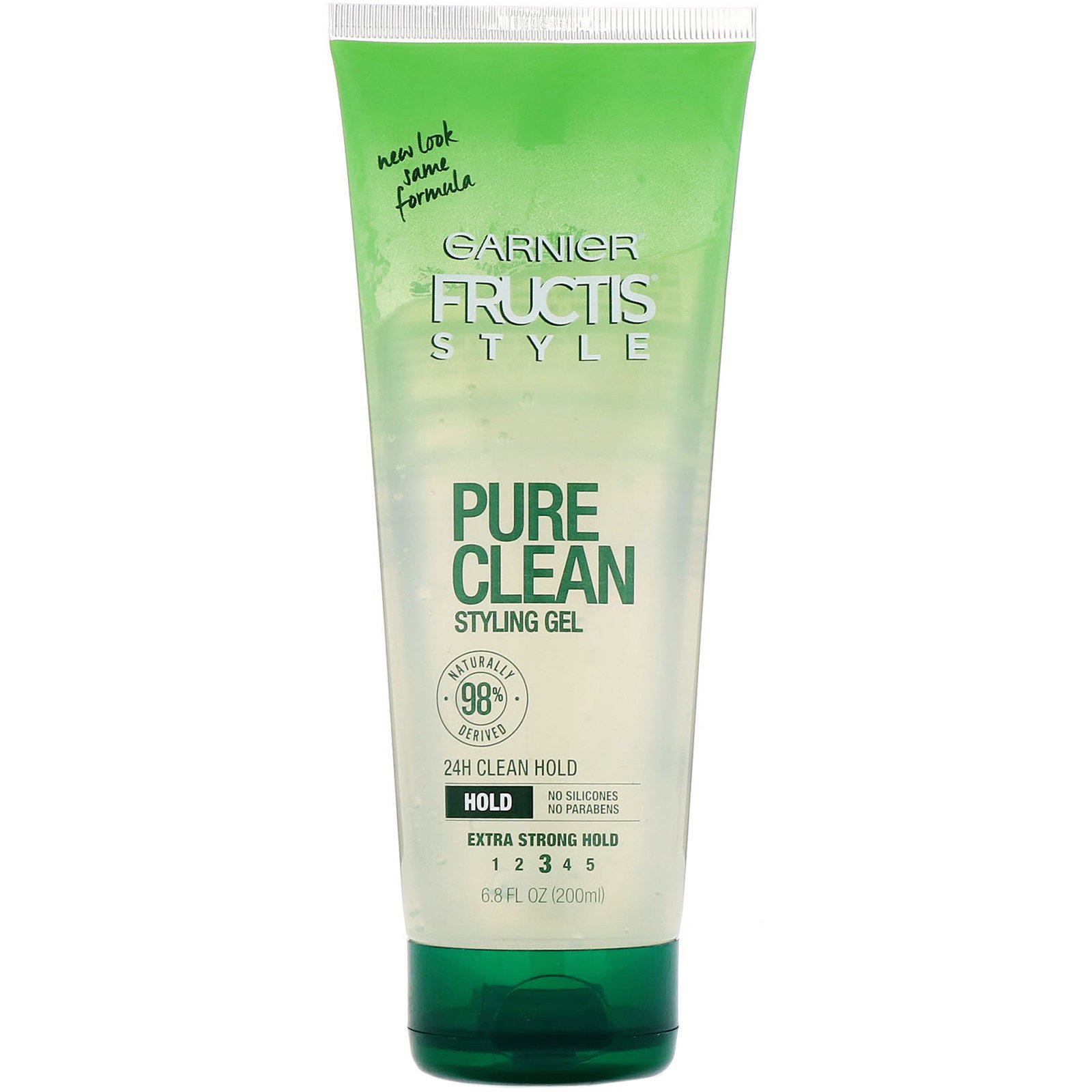 Garnier, Fructis, Pure Clean, gel modelador, 200 ml