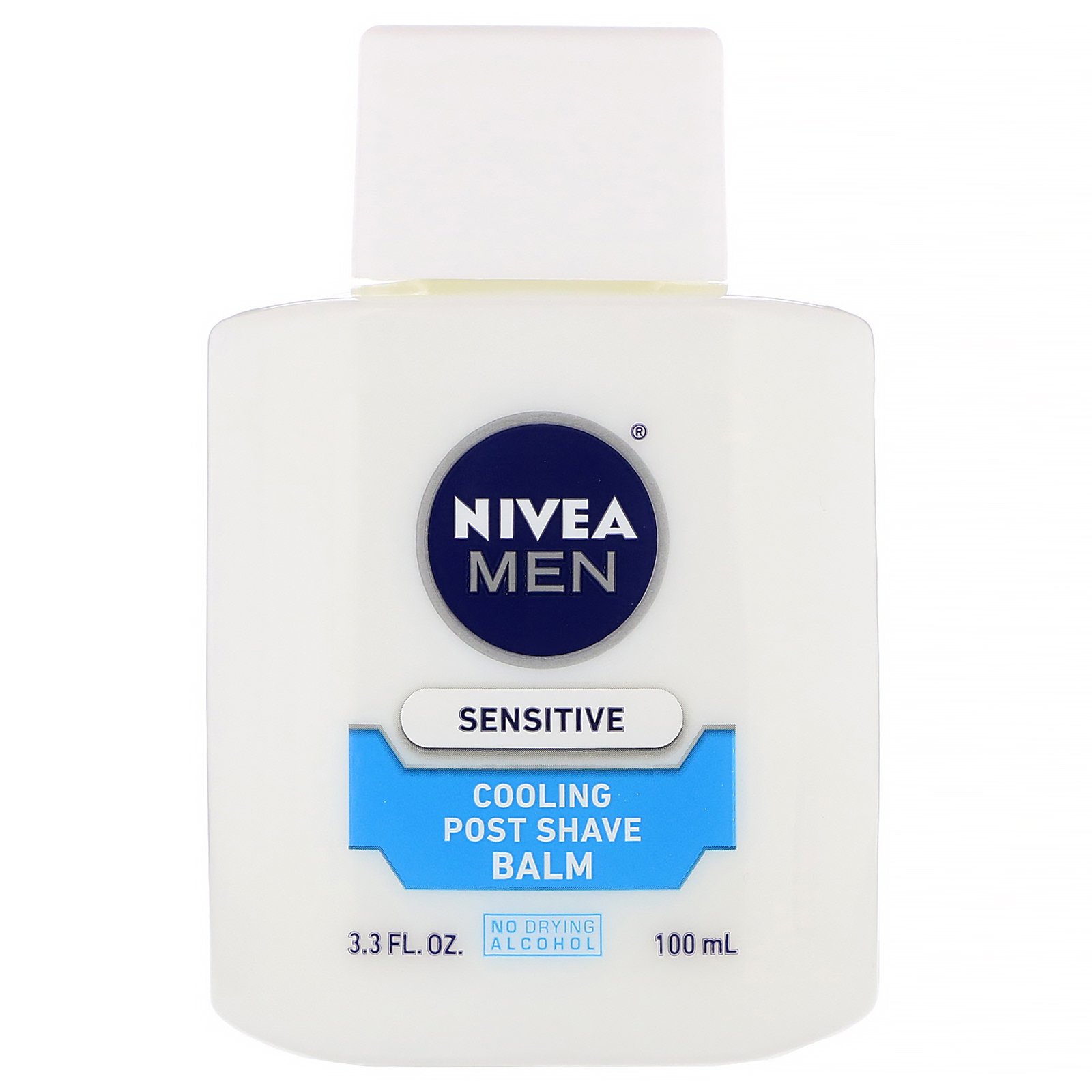 Nivea, Men, Sensitive, Bálsamo Refrescante Pós-Barba, 100 ml (3,3 fl oz)