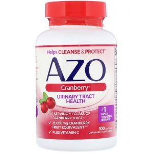 Azo, Cranberry, Saúde do Trato Urinário, 100 Cápsulas Softgel