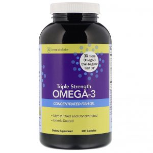 InnovixLabs, Omega-3 de Força Tripla, 200 Cápsulas