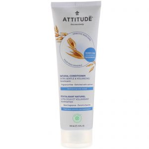 ATTITUDE, Condicionador Natural, Mais Suavidade e Volumizante, Sem Fragrância, 8 fl oz (240 ml)