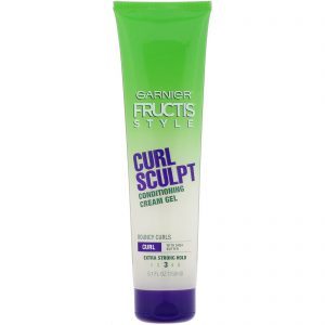 Garnier, Fructis, modelador de cachos, gel cremoso hidratante, 150 ml