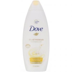 Dove, Dry Oil Moisture, gel de banho nutritivo, 650 ml