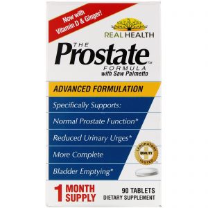 Real Health, The Prostate, Fórmula com Serenoa, 90 Comprimidos
