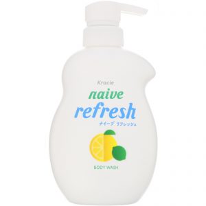 Kracie, Naive, Sabonete Líquido Corporal, Refrescante, 530 ml (17,9 fl oz)