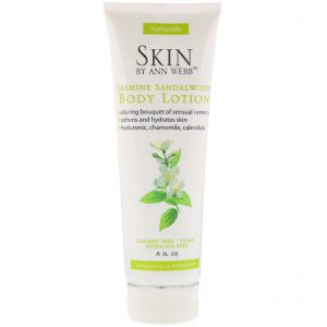 Skin By Ann Webb, Loção para o Corpo, Jasmim e Sândalo, 8 fl oz (236 ml)