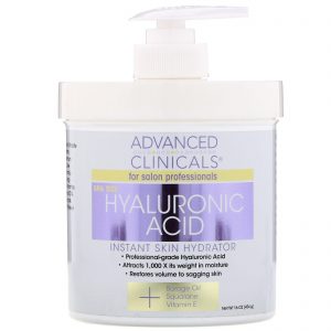 Advanced Clinicals, Hyaluronic Acid, Instant Skin Hydrator, 16 oz (454 g)