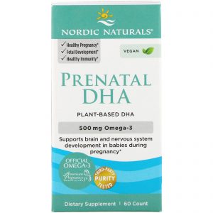 Nordic Naturals, Prenatal DHA, 500 mg, 60 Soft Gels