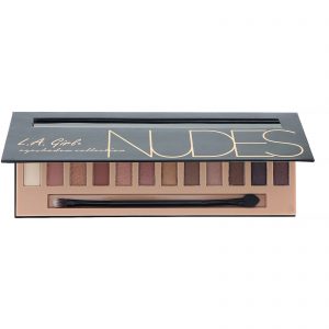 L.A. Girl, Paleta de sombra de tons nude, Beauty Brick, 12 g