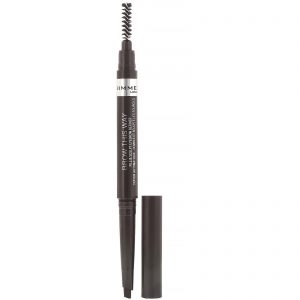 Rimmel London, Delineador de sobrancelha Brow This Way, 003 Marrom escuro, 0,25 g