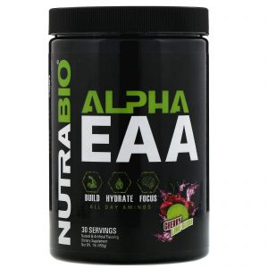 NutraBio Labs, Alpha EAA, Raspadinha de Cereja e Limão, 455 g (1 lb)