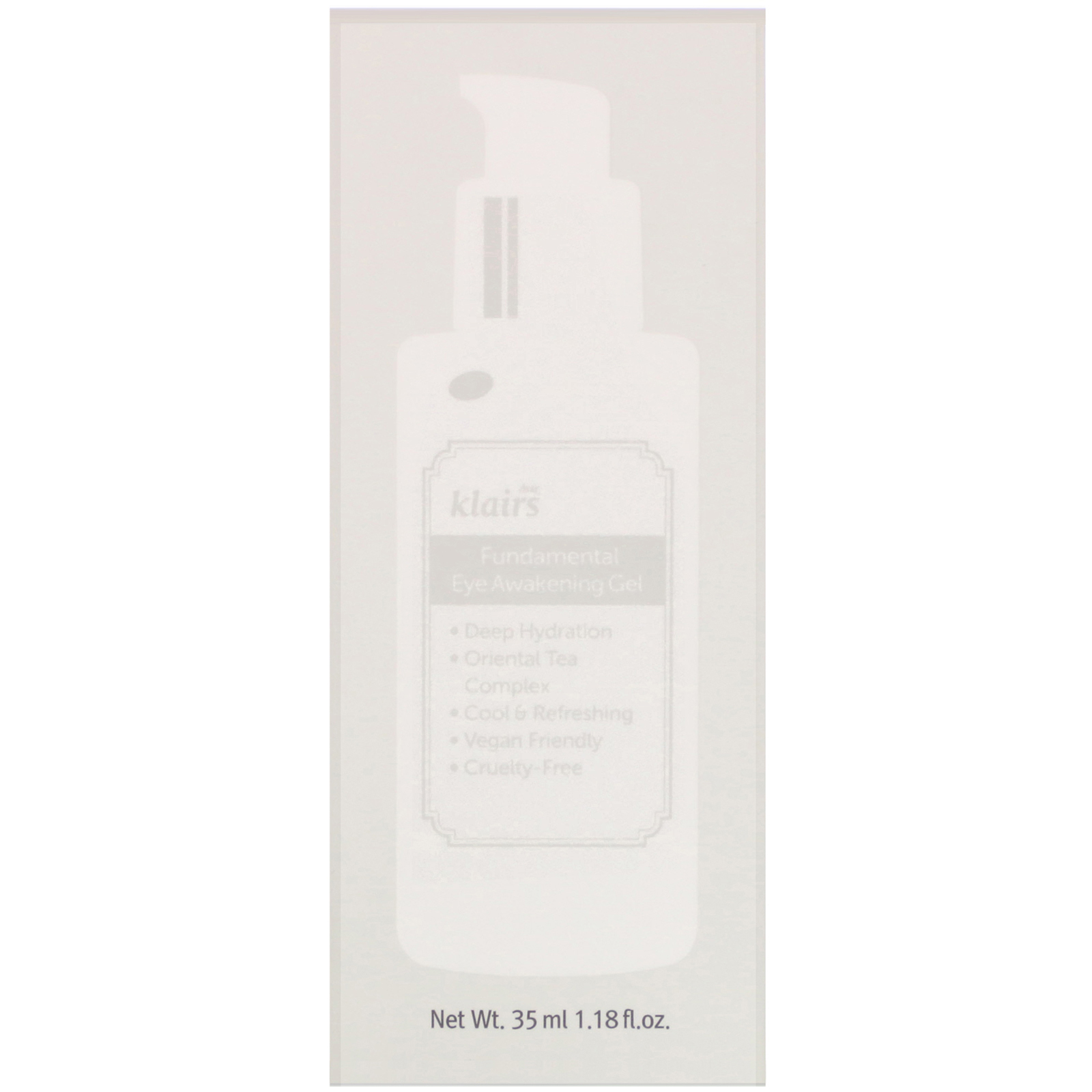 Dear, Klairs, Fundamental Eye Awakening Gel, 1.18 fl oz (35 ml) - Imagem 2