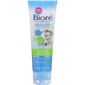 Biore, Máscara cremosa detox de nutrição, agave azul + bicarbonato de sódio, 4 oz (113 g)