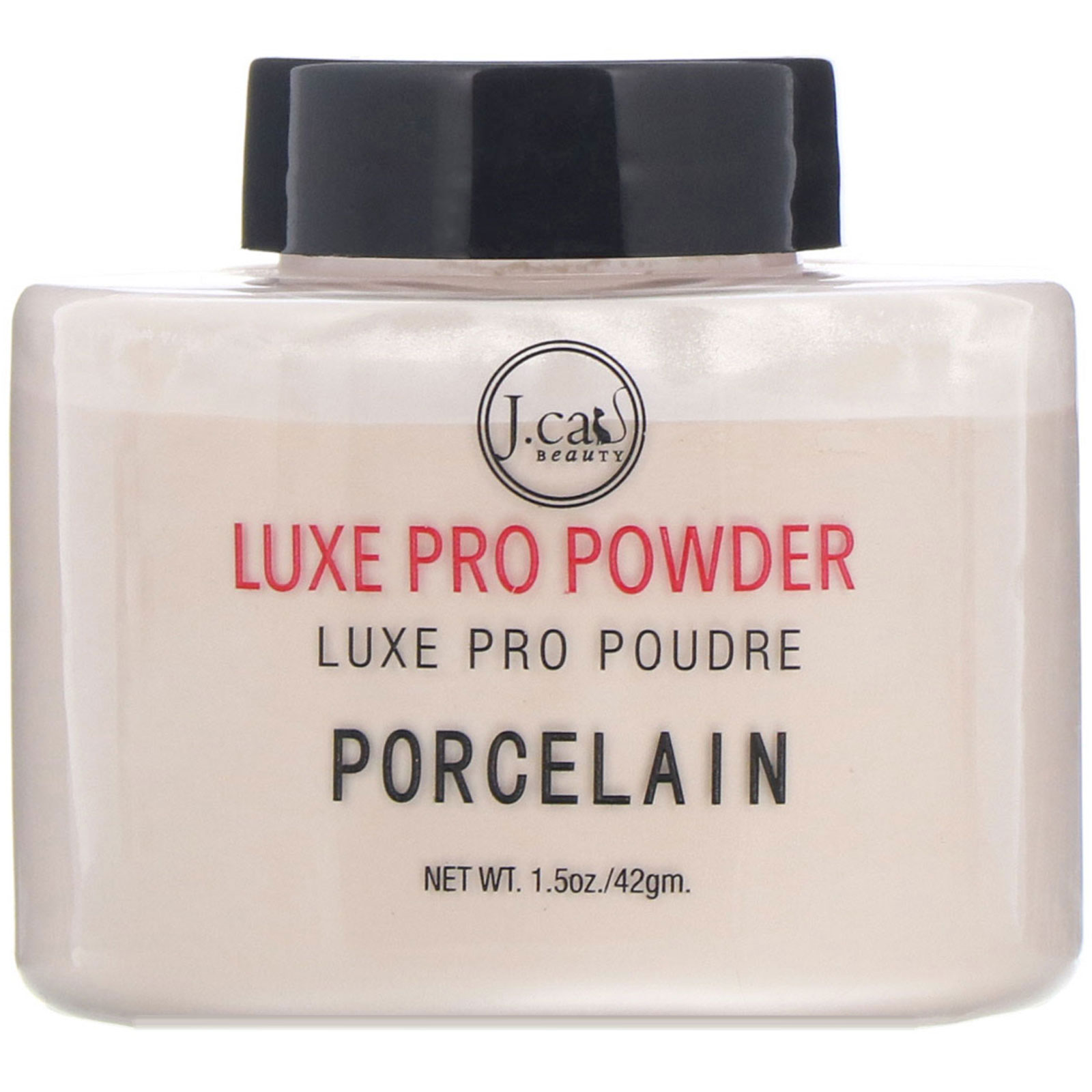 J.Cat Beauty, Pó profissional de luxo, LPP103 Porcelana, 42 g