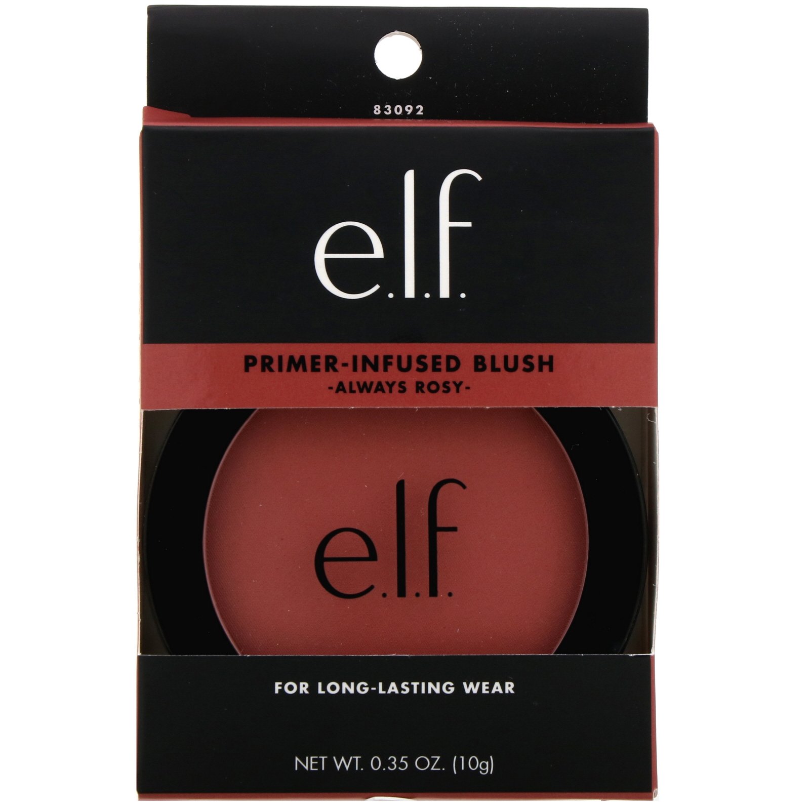 E.L.F., Blush com Infusão de Primer, Always Rosy, 10 g (0,35 oz) - Imagem 2