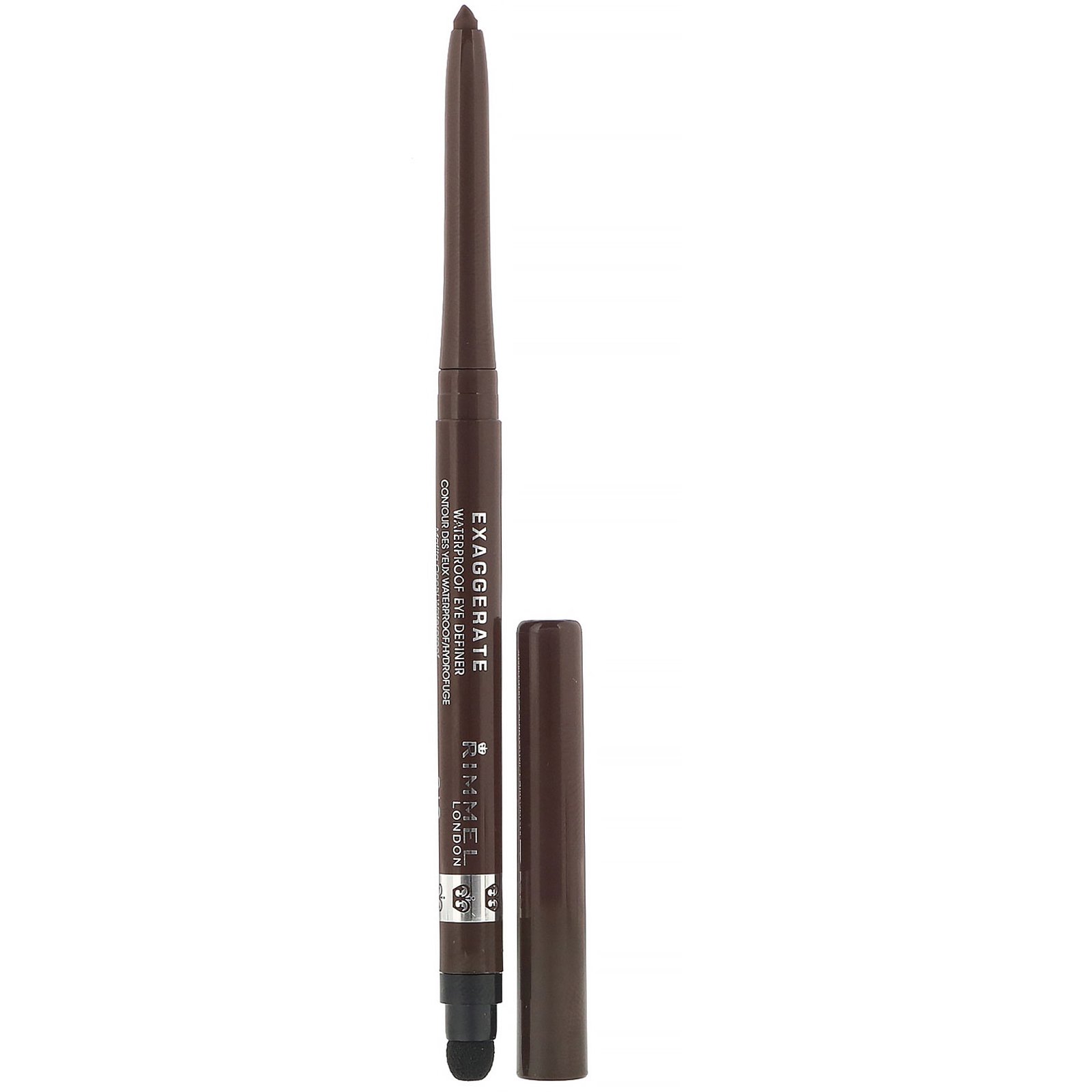 Rimmel London, Delineador Exaggerated, 212 Castanho denso, 0,28 g