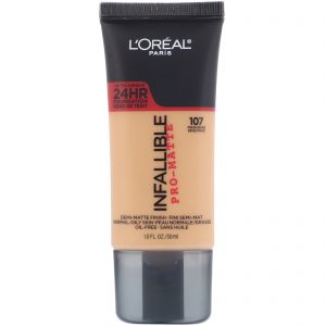 L'Oreal, Base Infallible Pro-Matte, Fresh Beige 107, 30 ml