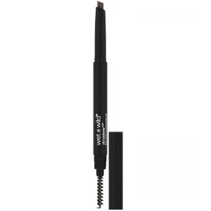 Wet n Wild, Lápis de sobrancelhas retrátil Ultimate Brow, marrom médio, 0,2 g