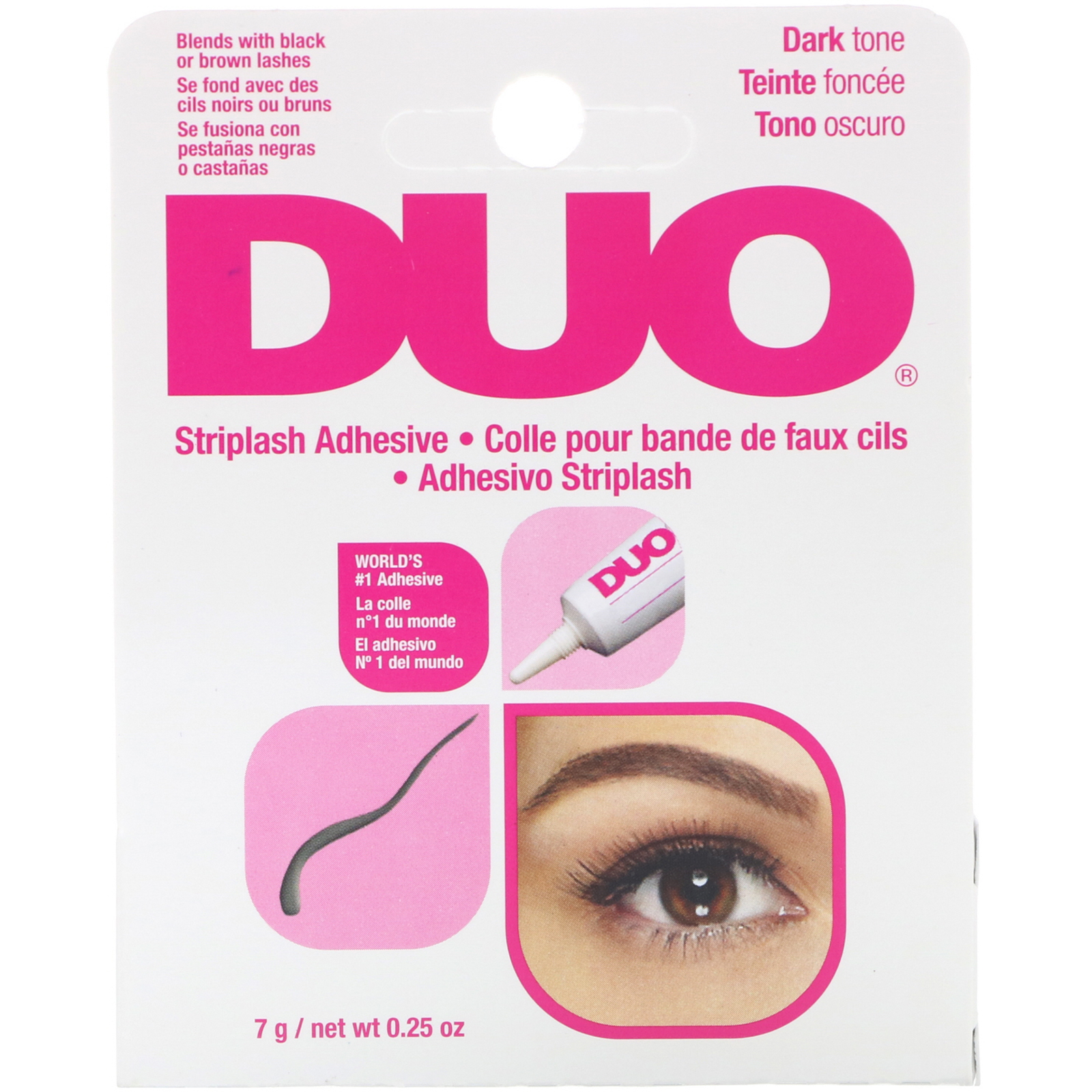 DUO, Cola de Cílios Postiços, Escuro, 7 g (0,25 oz) - Imagem 2