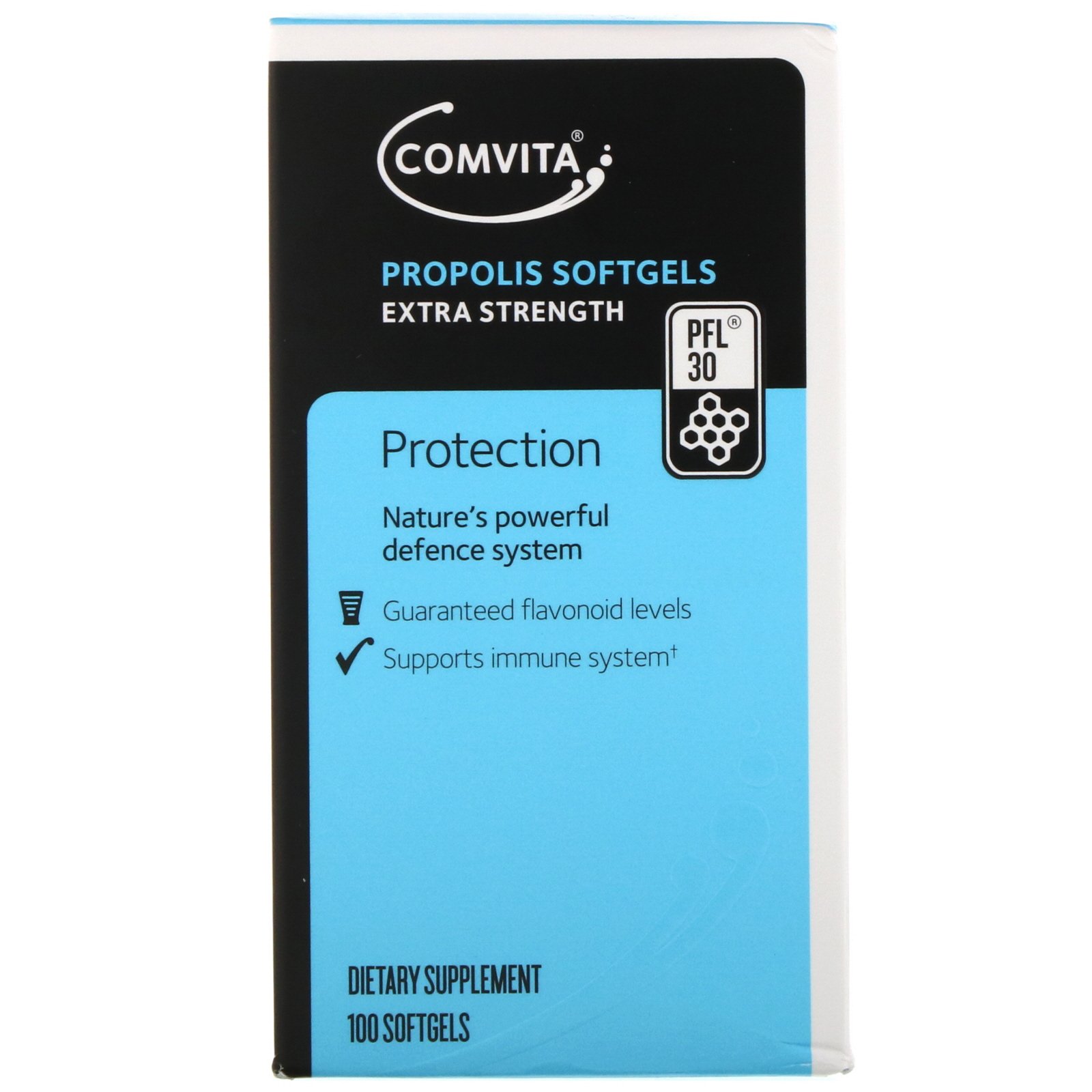 Comvita, Própolis, PFL 30, 100 Cápsulas de Gel