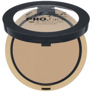 L.A. Girl, Pó compacto fosco Pro Face HD, Medium Beige, 7 g