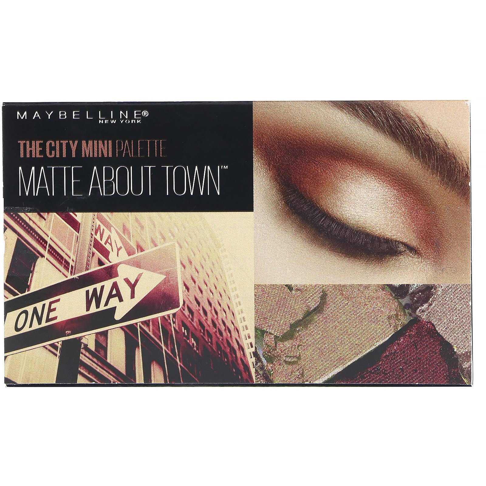 Maybelline, Paleta de sombras The City Mini, 480 Matte About Town, 4 g - Imagem 2