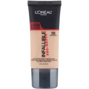 L'Oreal, Base Infallible Pro-Matte, Shell Beige 102, 30 ml