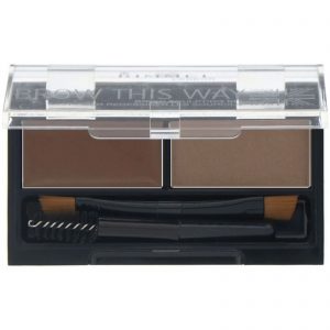 Rimmel London, Kit de sobrancelha Brow This Way Brow, 002 Marrom médio, 1 kit
