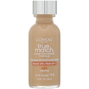 L'Oreal, True Match, Maquiagem Super-Blendable, N4 Bege Polido, 30 ml (1 fl oz)