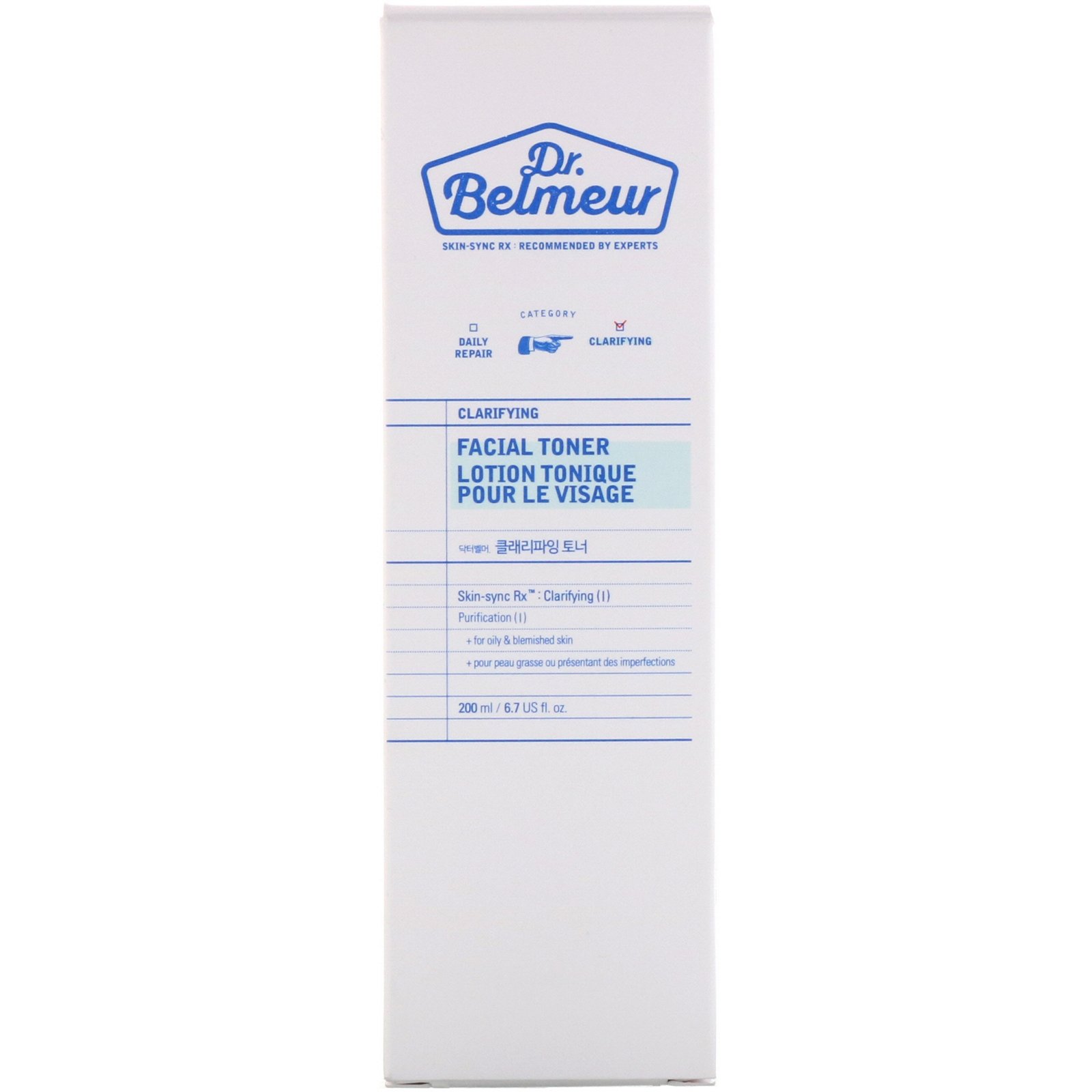 Dr. Belmeur, Clareador, Tônico Facial, 6,7 fl oz (200 ml) - Imagem 2
