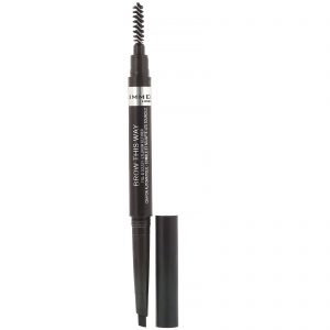 Rimmel London, Delineador de sobrancelha Brow This Way, 004 Preto leve, 0,25 g