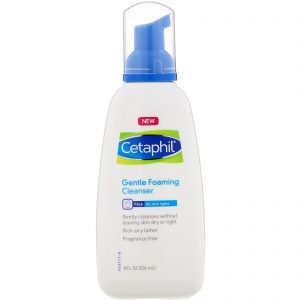 Cetaphil, Espuma de limpeza suave, 236 ml