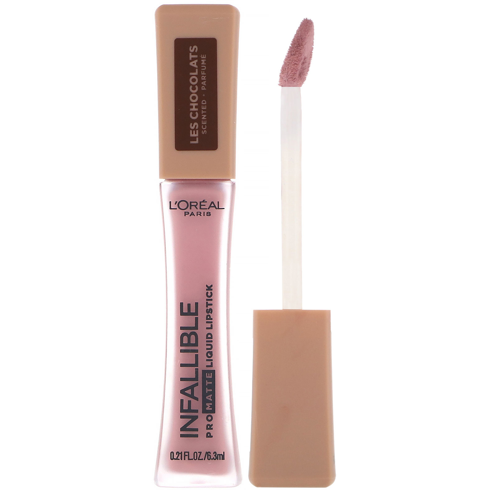 L'Oreal, Batom líquido Infallible Pro-Matte, Les Chocolats, Candy Man 842, 6,3 ml