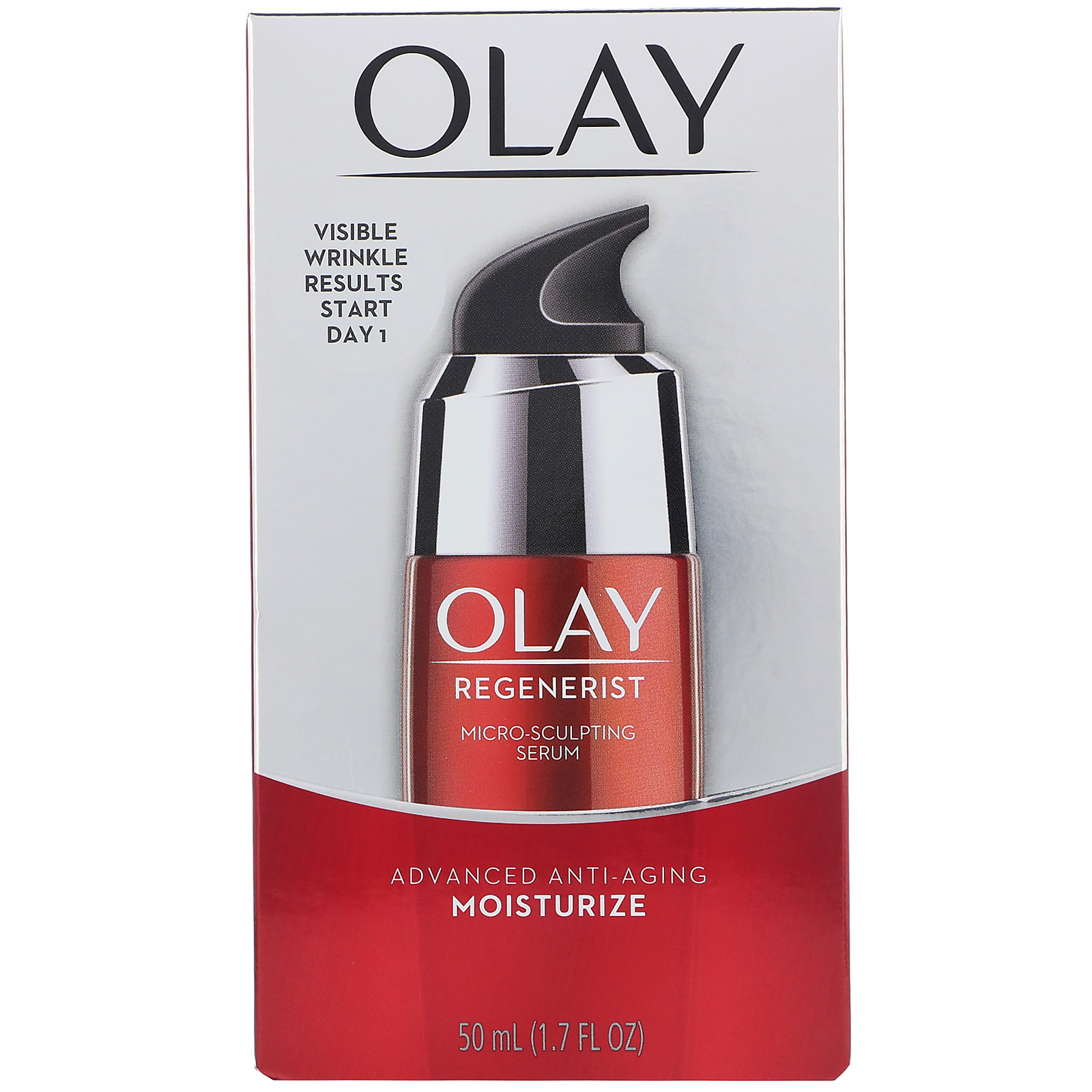 Olay, Regenerist, Micro-Sculpting Serum, 1.7 fl oz (50 ml) - Imagem 2