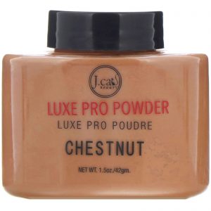 J.Cat Beauty, Pó profissional de luxo, LPP104 Castanho, 42 g
